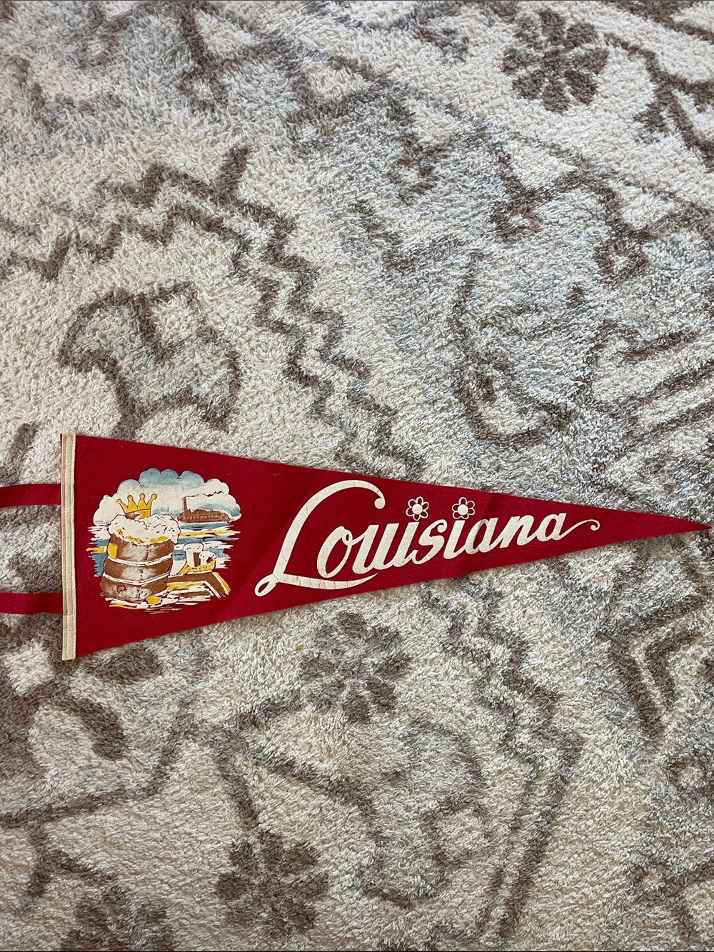Louisiana vintage pennant